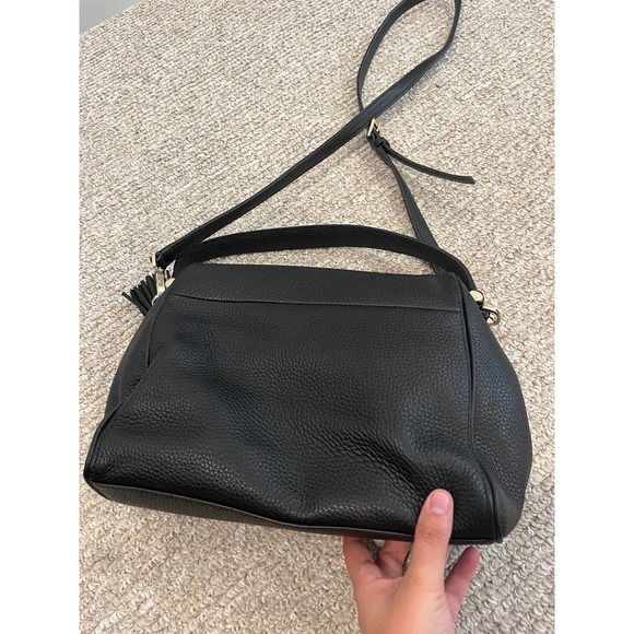 Kate Spade Chester Street Miri Black Pebble Leather Shoulder Bag or Crossbody - Picture 9 of 12